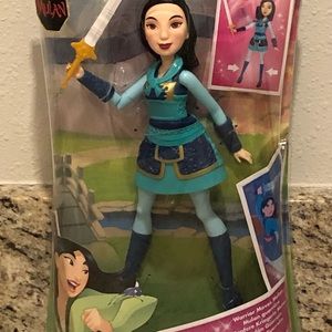 Disney Princess Warrior | Moves Mulan Doll with Sword-Swinging Action